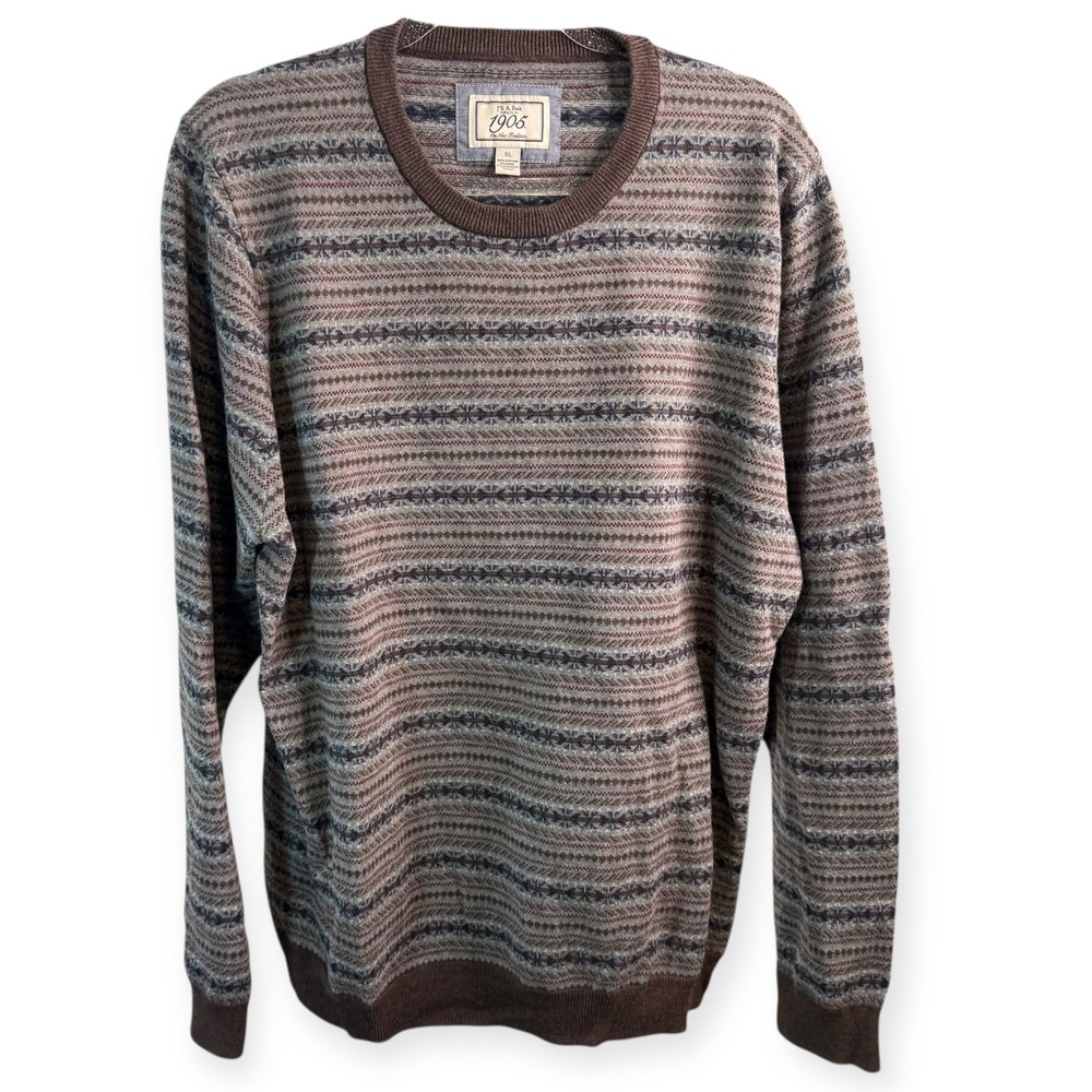 Jos A Bank 1905‎ Wool Cashmere Blend Crew Neck Men's Sweater XL